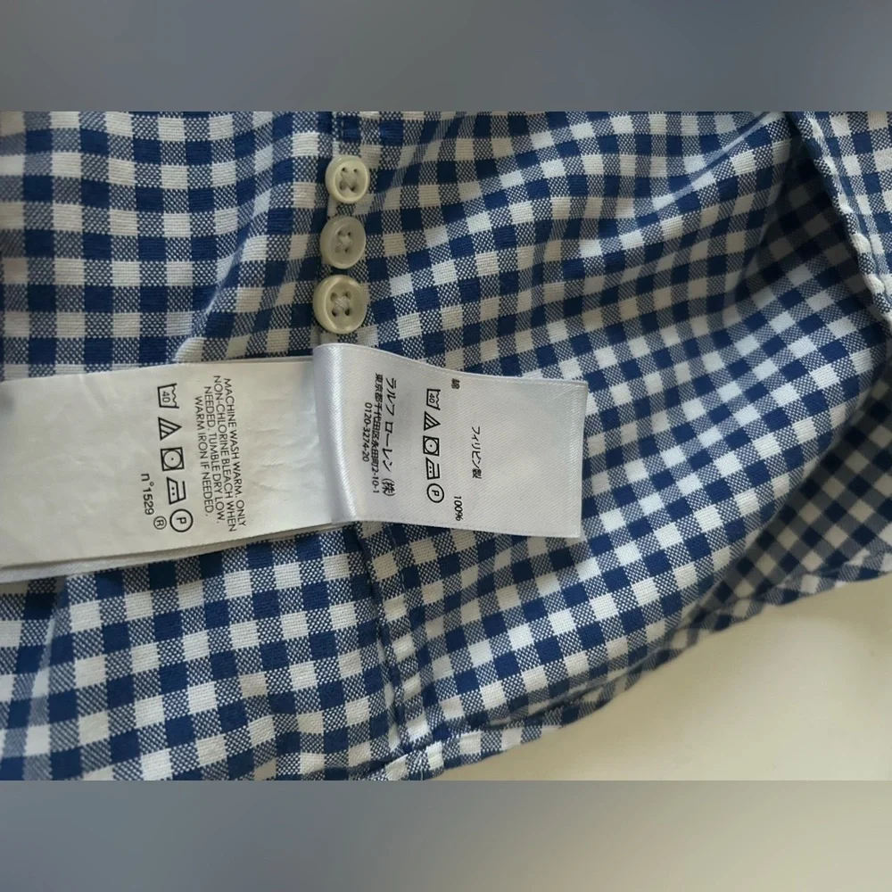 RALPH LAUREN BLUE LABEL OXFORD SHIRT Sz.XL. CLASSIC, TIMELESS, CRISP, POLISHED - Picture 10 of 12